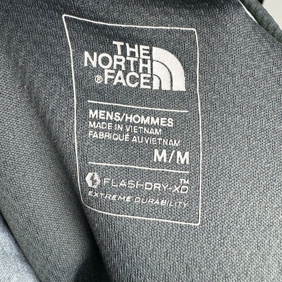 North‎ Face Mens Med Grey Kilowatt 1/4 Zip Ls Cba8 Flashdry - Picture 5 of 6